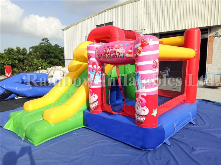  RB3061(3.6x3x2.5m) Inflatables Bouncer With Small Slide For Birthday Party