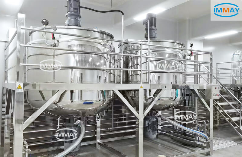 Смесительные резервуары из нержавеющей стали с рубашкой