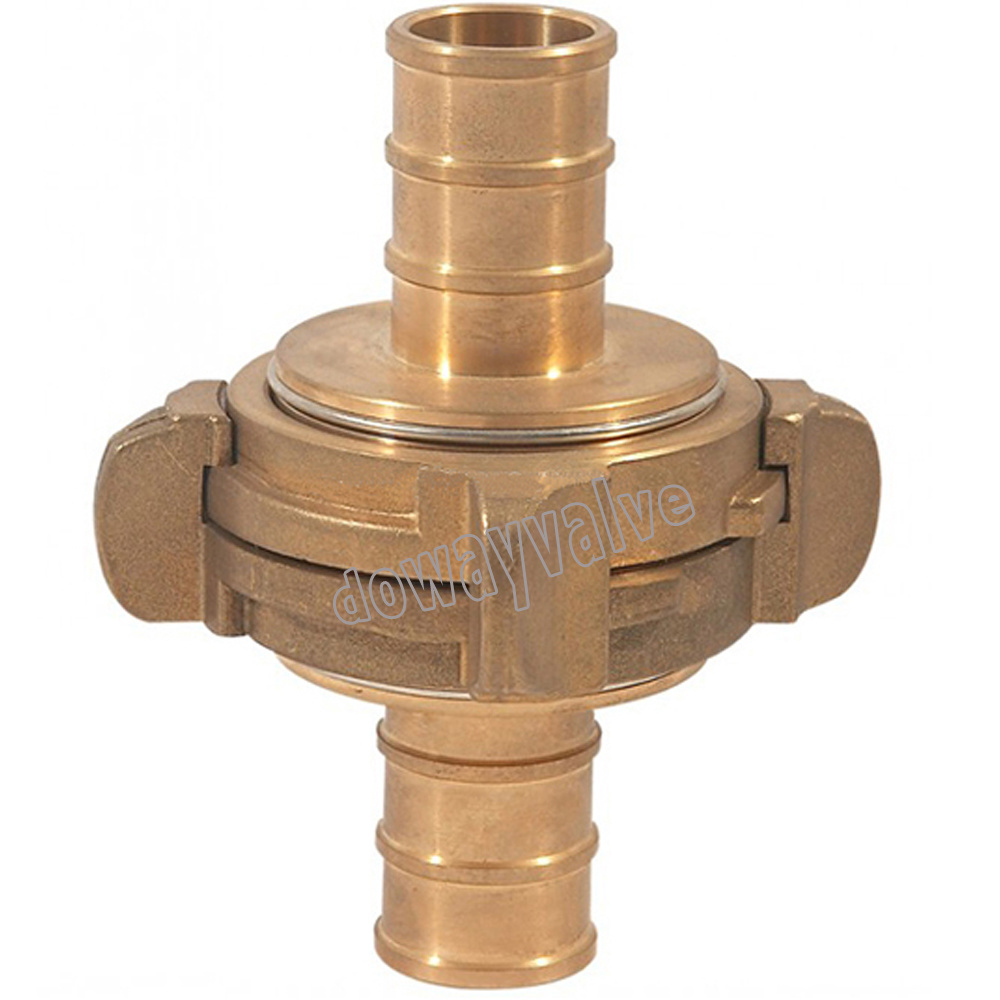 Accouplement de tuyau d'incendie en laiton de gros avec la fabrication d'approbation ISO