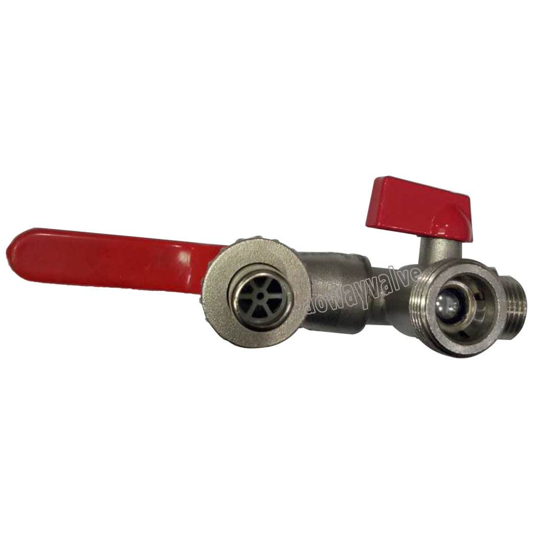 Bibcock &agrave; double sortie pour machine &agrave; laver sp&eacute;ciale en laiton