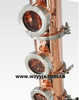 26 Gallon Copper 4" Diameter Home Distilling 4 Sections