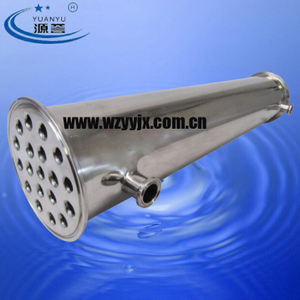 Stainless Steel Sanitary Dephlegmator Condenser For Extractor Parts
