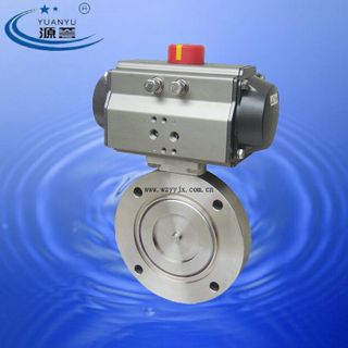 GIQ High Vacuum Pneumatic Butterfly Valve