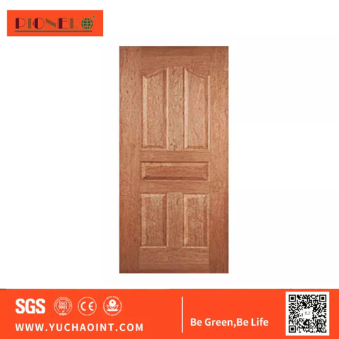 3-4.5 mm Nature Wood Veneer Laminated HDF Door Skin
