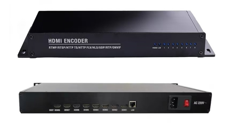 HP802 8 Channel HDMI To IP H.264 H.265 Encoder