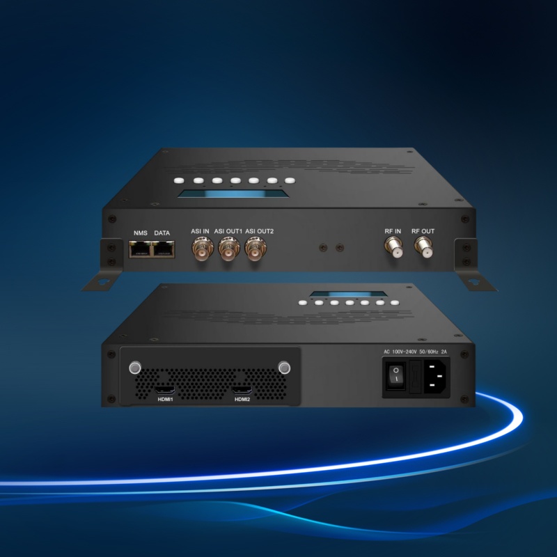 HPS381 HDMI to ISDB-T modulator with MPEG2 MPEG4 Video Encoding