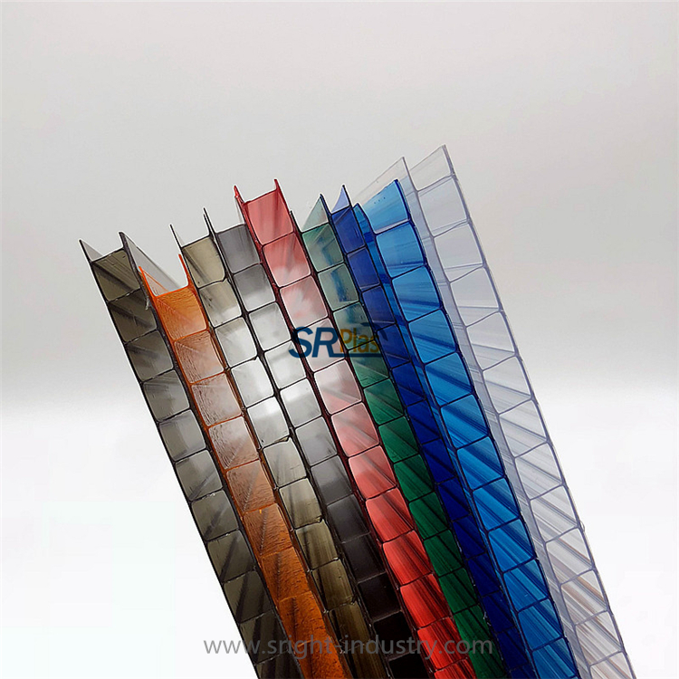 10 Years Warranty Factory High Quality Cellular Polycarbonate Sheets Polycarbonate Hollow Sheets