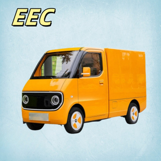 Supermercado Mini Cargo Electric Cargo Van Automatic EEC Camina con dirección RWD izquierda para una entrega eficiente realizada en China