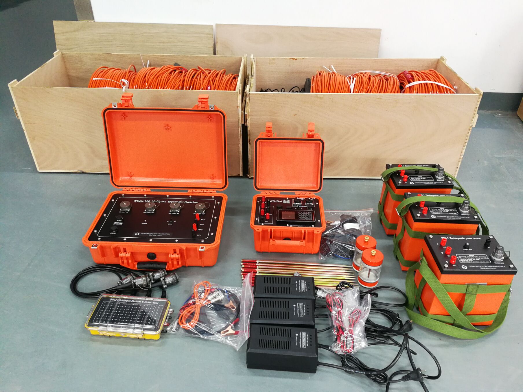 WGMD-4 2D ERT ระบบการถ่ายภาพ resitivity