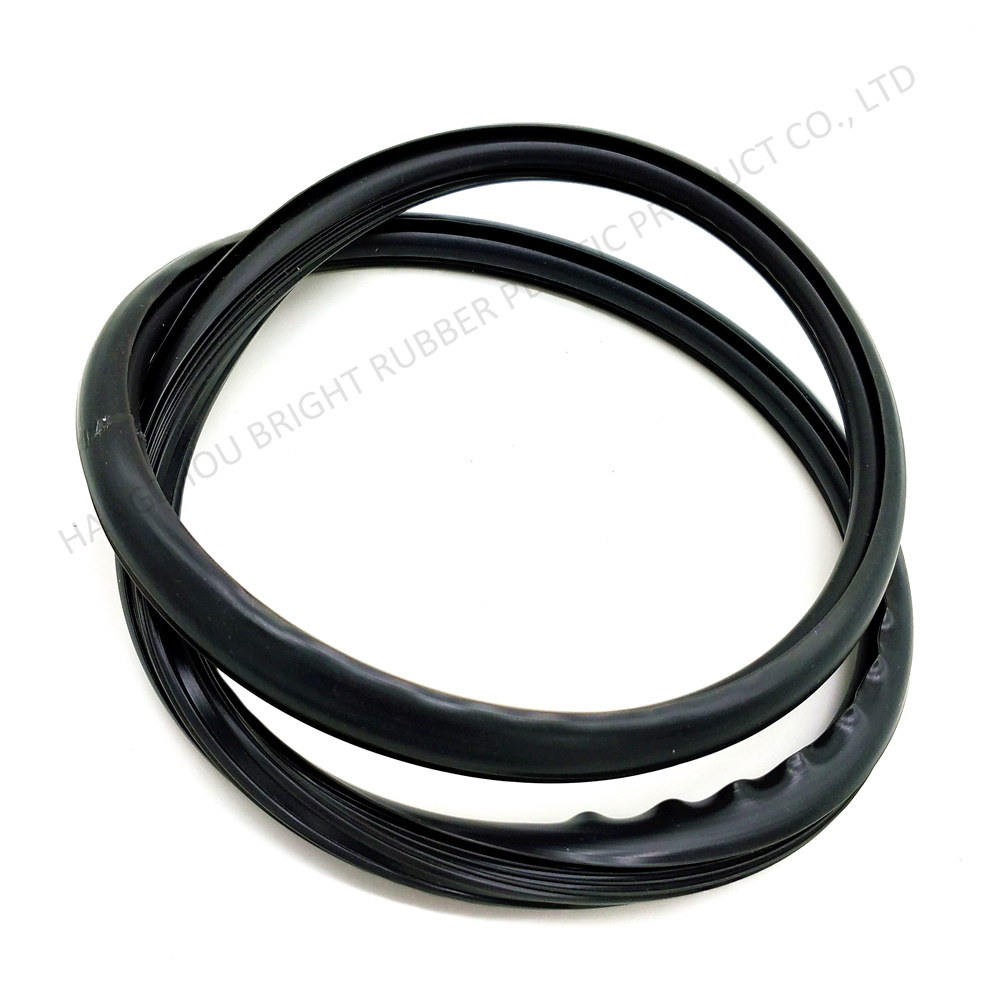 Colored Silicone Rubber Extrusion Sealed Glued Gasket