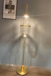 Гостиная декоративная роскошная прозрачная стеклянная напольная лампа (KA117F)