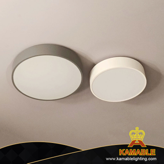 Светодиод производства металла белого цвета для использования в помещении простой потолочный светильник (KH805/S)