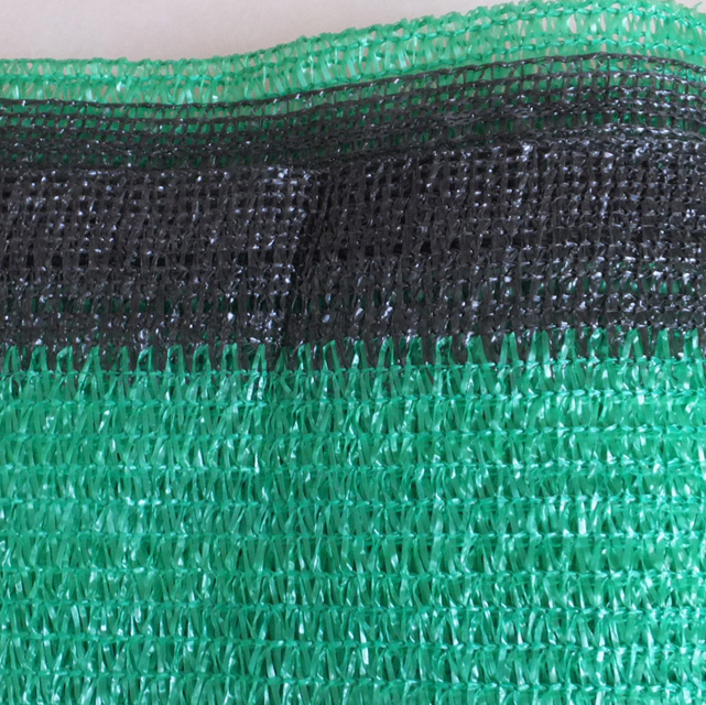 HDPE Flat green color Shade net 90gsm