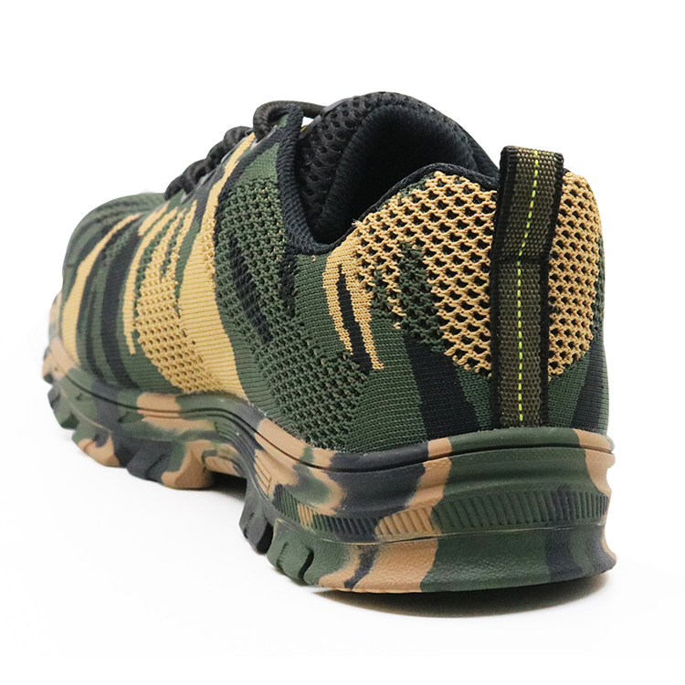 RB1090 camouflage fashion sport safety shoes with steel toe cap