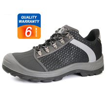 N0185 new style microfiber leather steel toe cap safety shoes industrial