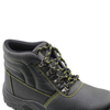 Black steel toe cap mining labor safety shoes for work