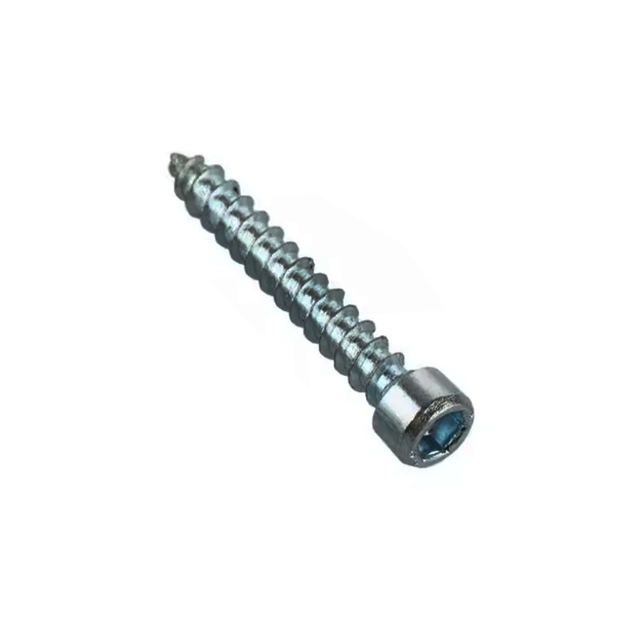 Tornillo autorroscante Allen hexagonal galvanizado de acero al carbono