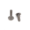 M6 M10 DIN603 INOX A4 Acero inoxidable 314 316 Bolt de carro INOX A2