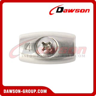 Stainless Steel Egg Shaped Wire Rope Clip, Oval Wire Rope Clip