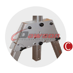 Pestillo de liberaci&oacute;n r&aacute;pida Tipo DSPRG P&oacute;rtico de portal plegable de 250 kg-1000 kg, P&oacute;rtico port&aacute;til plegable de aleaci&oacute;n de aluminio, Gr&uacute;as de p&oacute;rtico - Dawson Group Ltd. - Fabricante, proveedor y f&aacute;brica de China