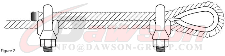 Clips para cable de alambre de alta resistencia forjados tipo americano tipo EE. UU. EN 13411-5 tipo B - Dawson Group Ltd. - Fabricante, f&aacute;brica de China