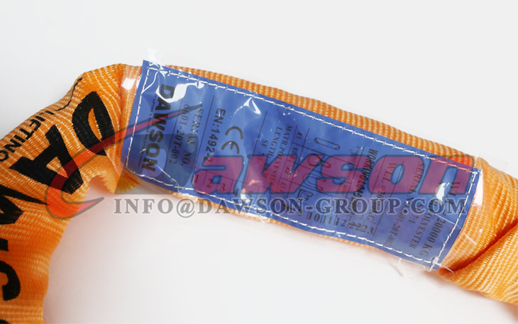 Eslingas redondas de poli&eacute;ster WLL 20000 KG, eslingas de elevaci&oacute;n, eslingas redondas de servicio pesado - Dawson Group Ltd. - Fabricante, f&aacute;brica de China