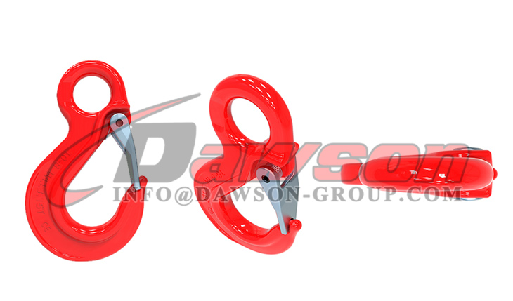 チェーンスリングを持ち上げるためのラッチ付きDS332 G80アイスリングフック - Dawson Group Ltd. - 中国工場、メーカー