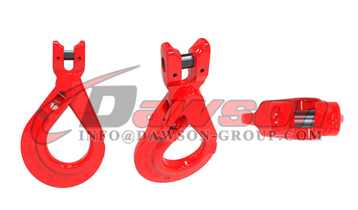 Gancho Selflock de horquilla DS663 G80 con gatillo lateral para eslingas de cadena - Dawson Group Ltd. - F&aacute;brica, fabricante de China