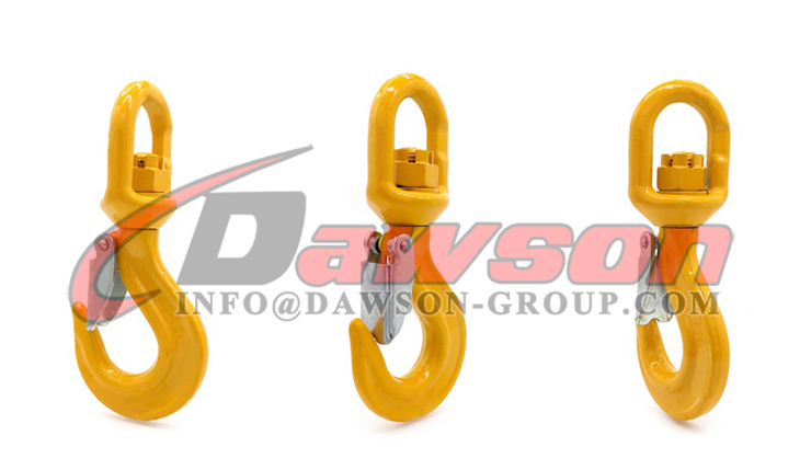 Gancho giratorio DS268 G80 con pestillo para cadenas de elevaci&oacute;n - Dawson Group Ltd. - Fabricante, proveedor y f&aacute;brica de China