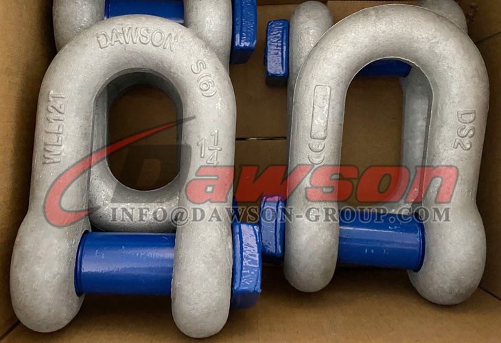 Grilletes Dee con pasador de cabeza cuadrada, grillete de anclaje de alta resistencia - Dawson Group Ltd. - Fabricante, proveedor y f&aacute;brica de China