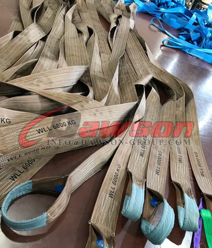 WLL 6 トン ポリエステル ウェビング スリング - リフティング スリング - Dawson Group Ltd. - 中国メーカー、サプライヤー、工場