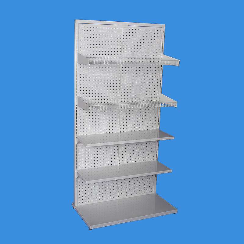 steel pegboard universal folding adjustable supermarket shelf(PH2307D)