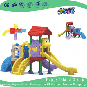 Hochwertiger kommerzieller Kinder-Kunststoff-Kleinrutschen-Spielplatz (ML-2008101)
