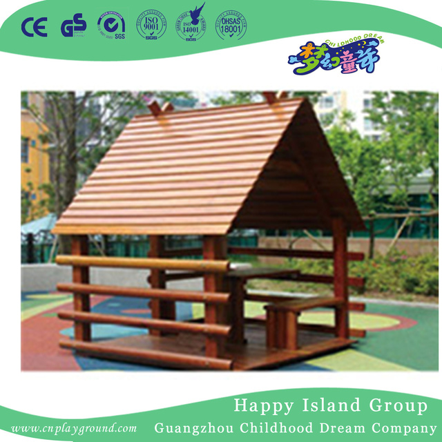 Gemeinschaftspavillon aus Holz zur Entspannung öffentlicher Einrichtungen (HHK-14903)