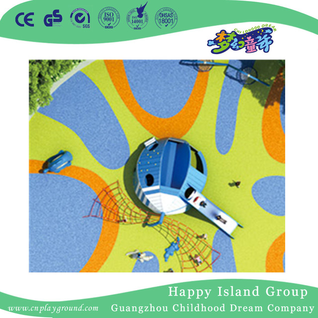 Al aire libre para niños pequeños Conch Climbing And Slide Animal Playground (HHK-4001)