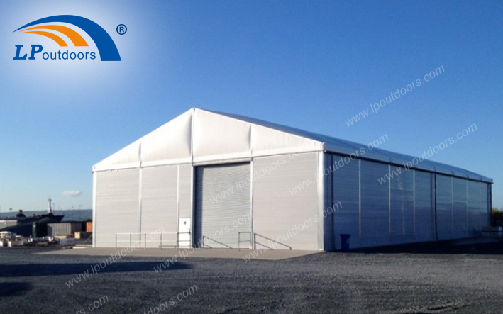 Мобильная индивидуальная алюминиевая конструкция, палатка мастерской промышленного склада, ориентированная на безопасность и практичность