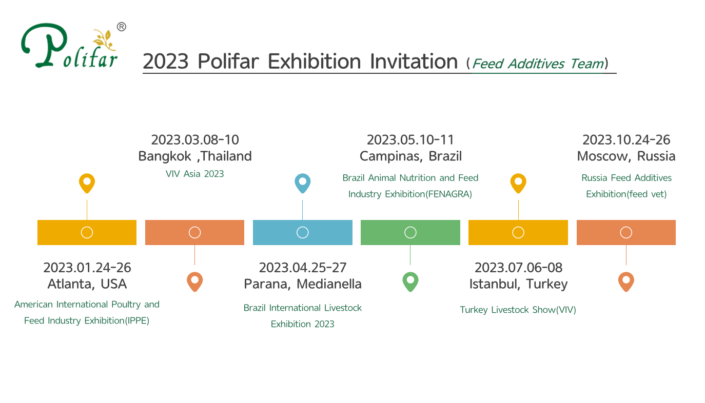 2023 Invitación de exhibición de Polifar del equipo de aditivos de alimentación