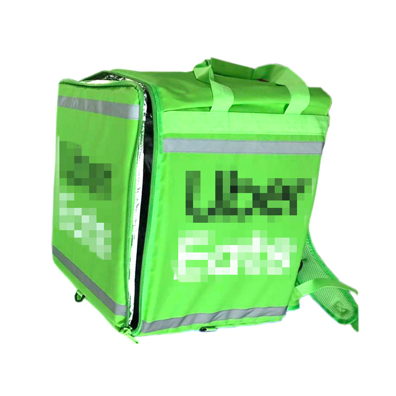  Factory Customized Uber Eats Insulated Food Transport Delivery Bag Backpack Foldbable for Bike