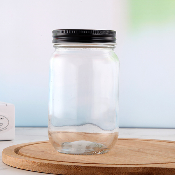 450-Ml-Manson-Jar-Empty-Food-Storage-Clear-Glass-Jar-with-Lid