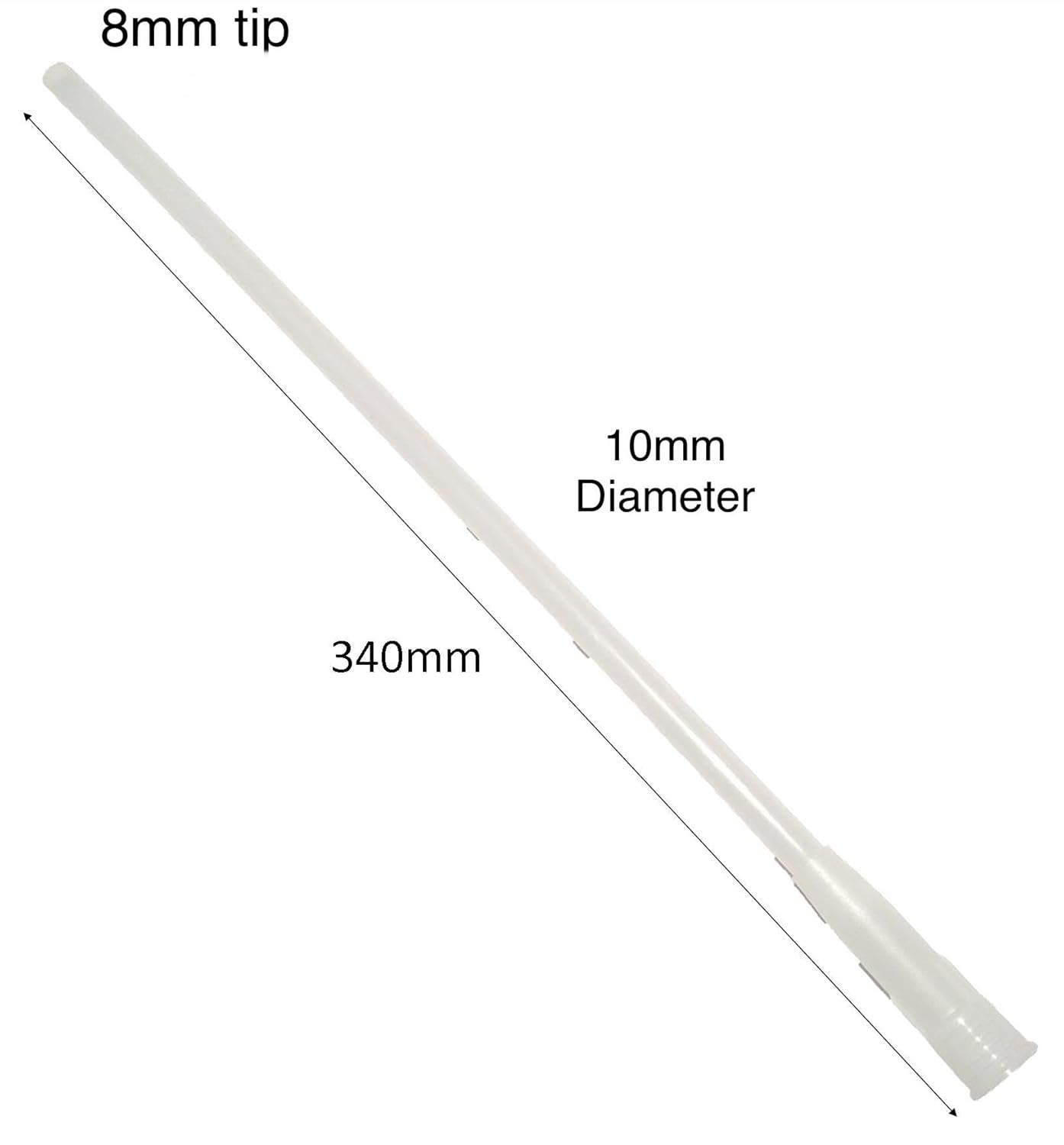 N10X350 Extra Long Nozzles for 310 Ml Tubes Long Reach Sealant Nozzle