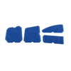  4pcs per Set Sealant Grout Scraper Caulking Tool Sealant Finishing Tool Sealant Smoother Finishing Caulking Buddy