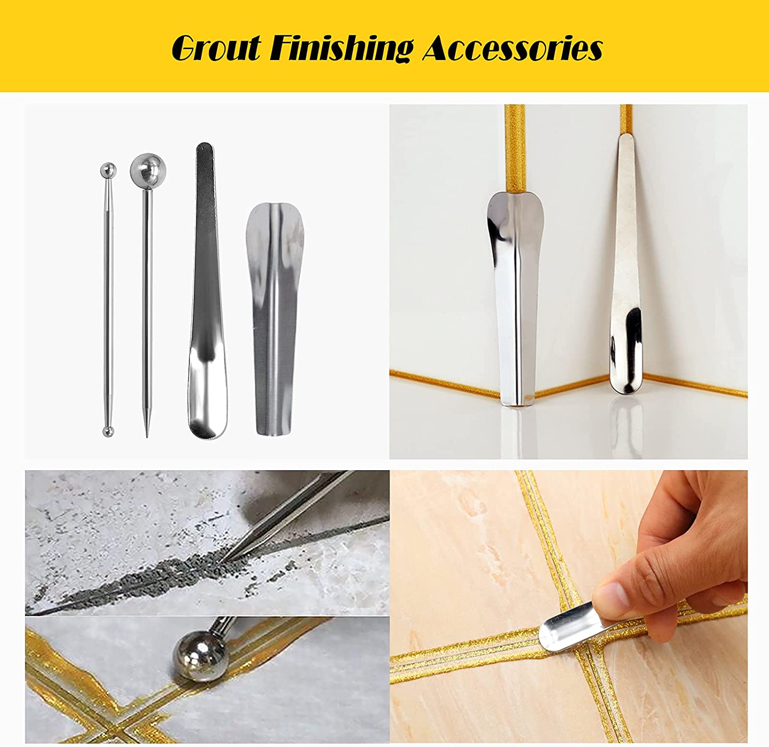 Grout finishing tool 1