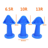 6 Silicone Sealant Caulk Nozzle Applicator and 2 Sealant Finishing Tool Grout Scraper for Tile