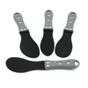 4pcs Grout Caulk Removal Tool Black Metal Blade Plastic Handle Sealant Scraper knife for Exterior/ Curtain Wall