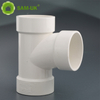 Fábrica al por mayor de alta calidad PVC tubería de plomería Fabricantes Fabricantes PVC de plástico TEE TEE TUBO AJUSTE