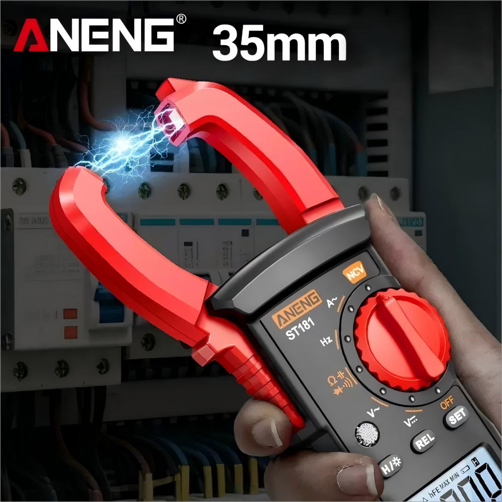 ANENG PN200数字夹具仪表仪多米计4000计数DC/AC 600A电流测试仪汽车HZ电容NCV OHM测试