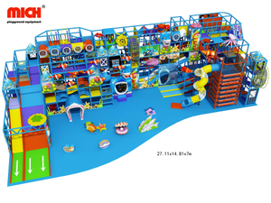 Komersial 5 level anak -anak di dalam ruangan Soft Play Park