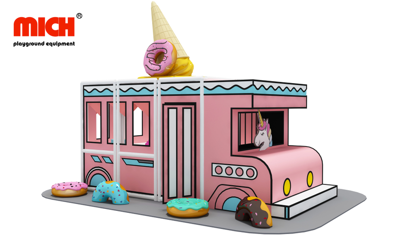 Empfehlen Sie 10 m² Cartoon Themed Pink Toddler in Indoor Small Playplatz