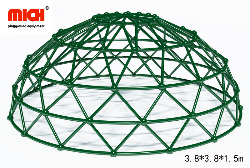 Galvanis Outdoor Dome Panjat Struktur Peralatan Kebugaran Dijual