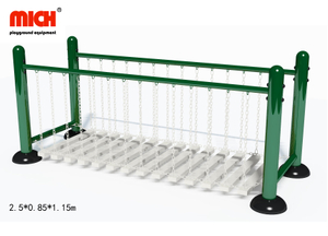 Attrezzatura per il fitness a swing bridge a catena esterna zincata in vendita